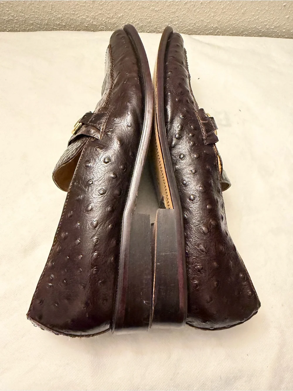 Giorgio Brutini Dark Brown Croc-Embossed snake Leather Bit  display picture 2
